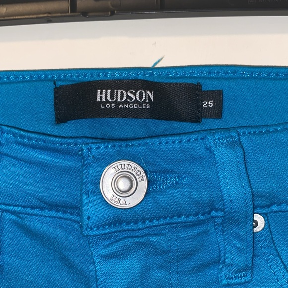 💙💚💙EUC Hudson Turquoise Nico Skinny Jeans - Picture 8 of 10